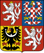 Escudo de la República de Chequia. Erb České Republiky.