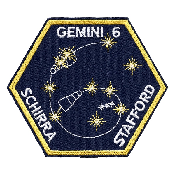 NOMBRE: Gemini 6A> NAVE: Gemini 6A> FECHA DE LANZAMIENTO: 15 de diciembre de 1965> VEHICULO DE LANZAMIENTO: Titan II> TRIPULANTES: 	Walter Schirra,Thomas Stafford> OBJETIVO: Primer alineación entre dos naves especiales tripuladas, con Gemini VII> RESULTADO: Exitoso.